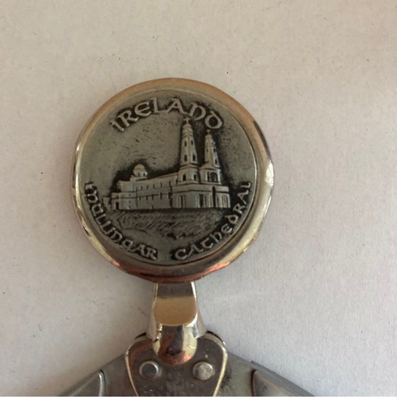 Irish Pewter Bar Set, Shot Glass, Cork Screw Wine Opener and Pair of Coasters - Picture 2 of 10